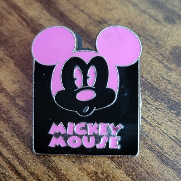 3/$20 - 4/$25 - 5/$30 - Disney Pin - Pink Neon Emotion Mickey Mouse - Picture 1 of 1
